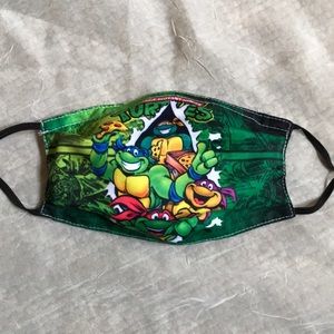 TMNT teenage mutant ninja turtle child face mask